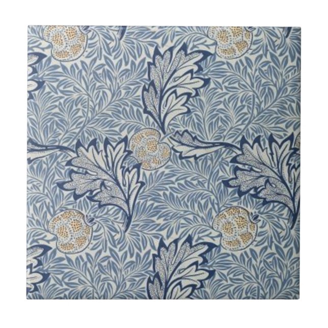 Carreau William Morris Flower Floral Design (Devant)
