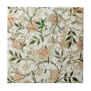 Carreau William Morris Jasmine Blossom Garden Design