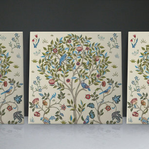 Carreau William Morris Kelmscott Tree Art nouveau Birds