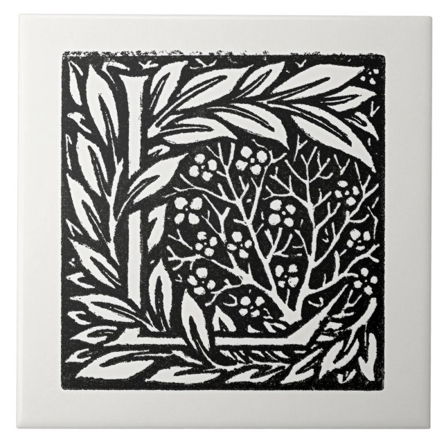 Carreau William Morris, L'amour suffit, (Devant)