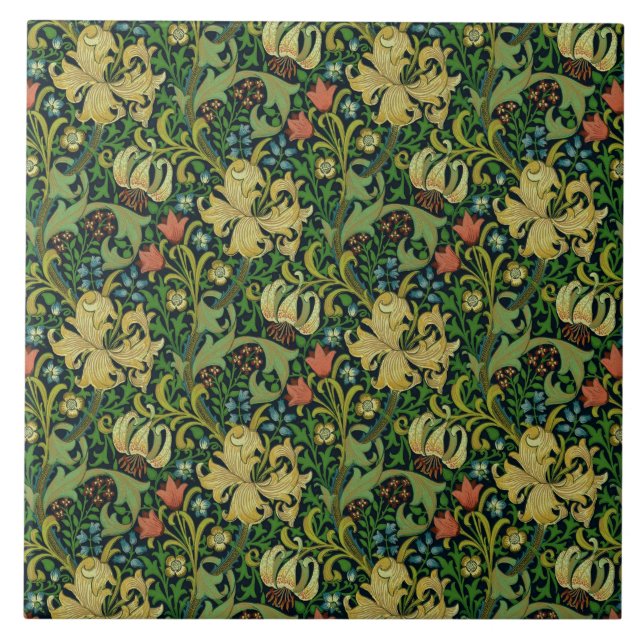Carreau William Morris "Lily d'Or" 4 (Devant)