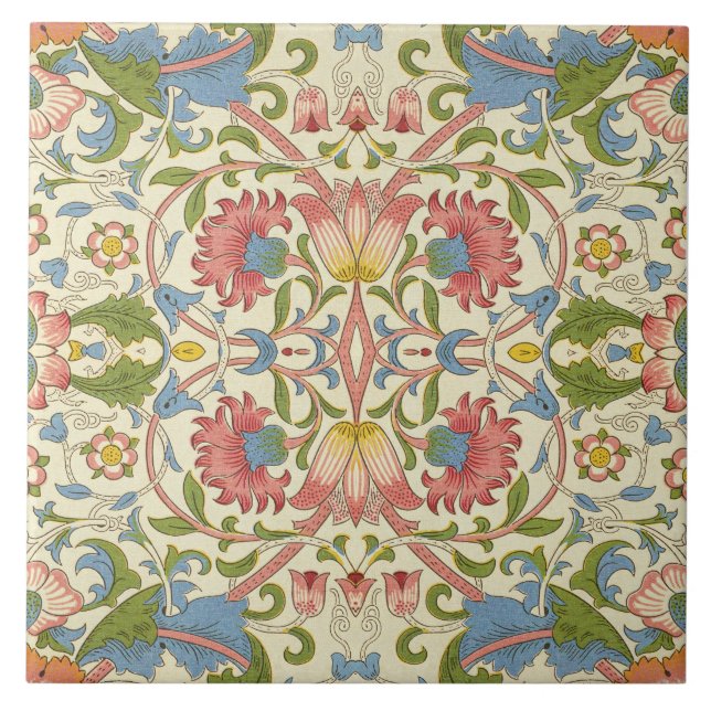 Carreau William Morris Loddon Blossom Motifs Floraux (Devant)