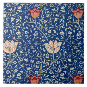 Carreau William Morris Medway Floral bleu