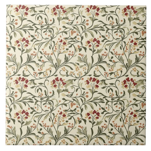 Carreau William Morris Motif (Devant)