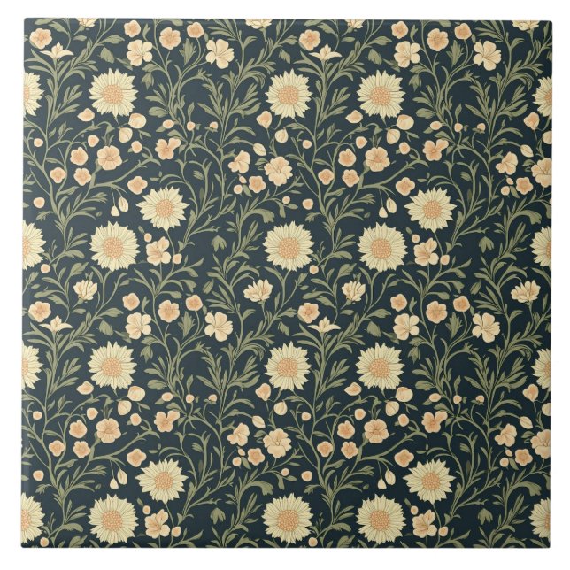 Carreau William Morris Motif (Devant)