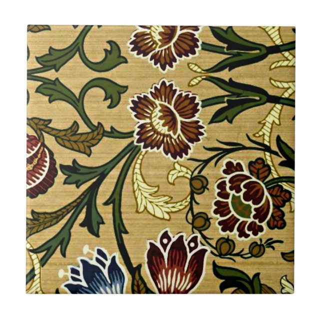 Carreau William Morris Motif, Brocade (Devant)
