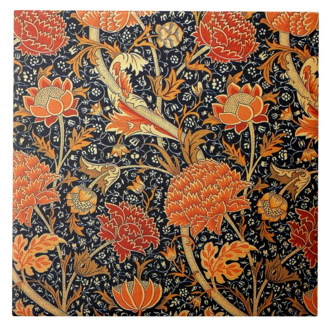 Carreau William Morris motif, Cray (Devant)