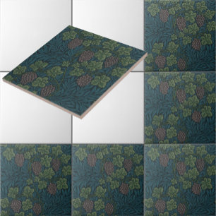 Carreau William Morris Motif Vintage de vigne