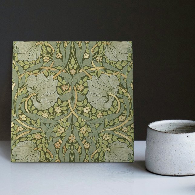 Carreau William Morris Motif Vintage Pimpernel (Créateur téléchargé)