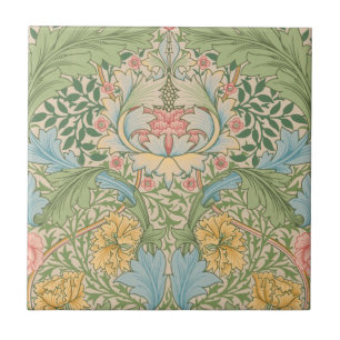 Carreau William Morris Myrtle Fleur Floral Botanique