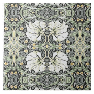 Carreau William Morris Pimpernel Motif floral complexe