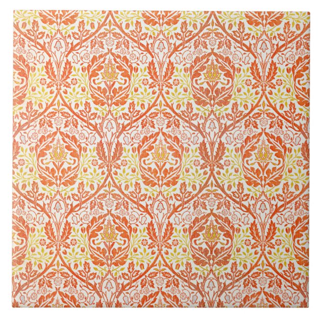 Carreau William Morris, Rameau d'or, (Devant)