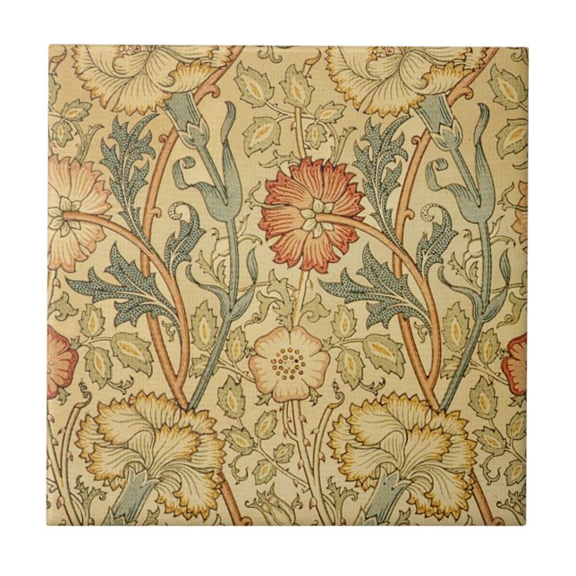Carreau William Morris Rose Flower Fond d'écran Motif (Devant)