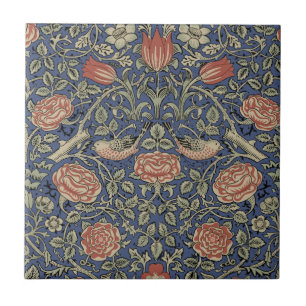 Carreau William Morris Tudor Fond d'écran Rose