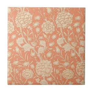 Carreau William Morris - tulipes sauvages de Nouveau d'art