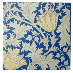 Carreau William Morris Vintage Anémone motif floral