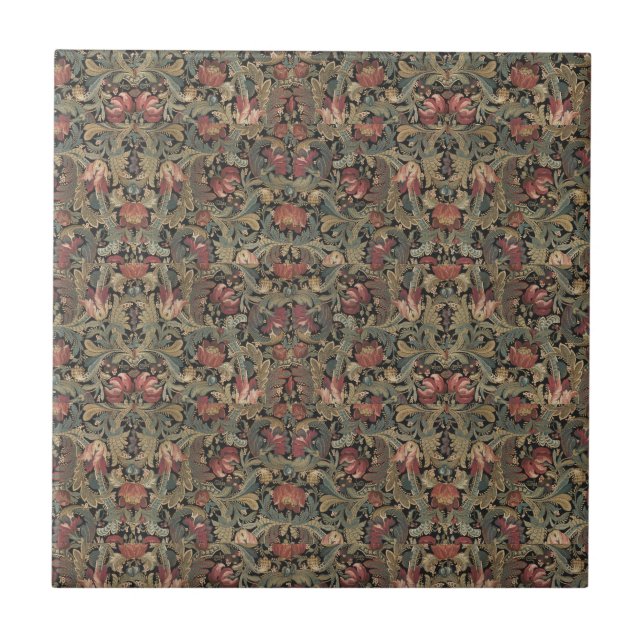 Carreau William * Morris Vintage Beige Olive (Devant)