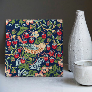 Carreau William Morris Voleur de Fraises