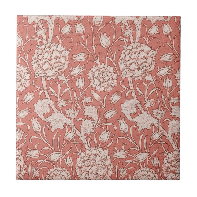 Carreau William Morris Wild Tulip Classique Conception Vic (Devant)
