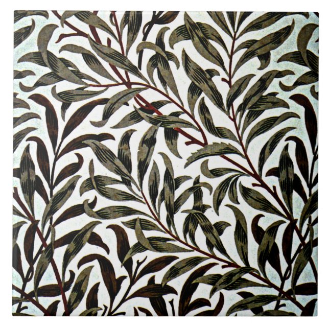 Carreau William Morris - Willow Bough, (Devant)