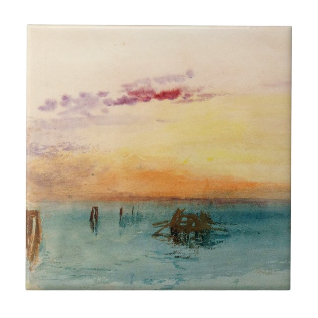 Carreau William Turner - La lagune près de Venise au couch (Devant)