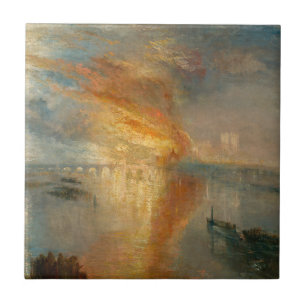 Carreau William Turner - L'incendie du Parlement