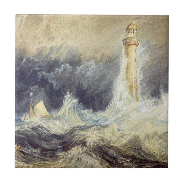 Carreau William Turner - Phare de Bell Rock (Devant)