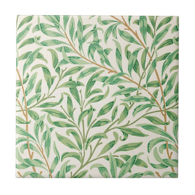 Carreau Willow Motif, William Morris Carrelage céramique (Devant)