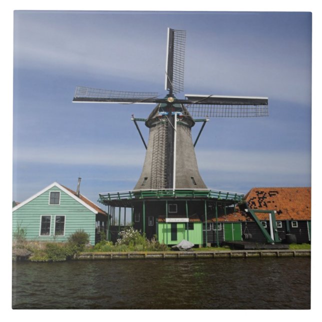 Carreau Windmill, Zaanse Schans, Hollande, Pays-Bas 3 (Devant)