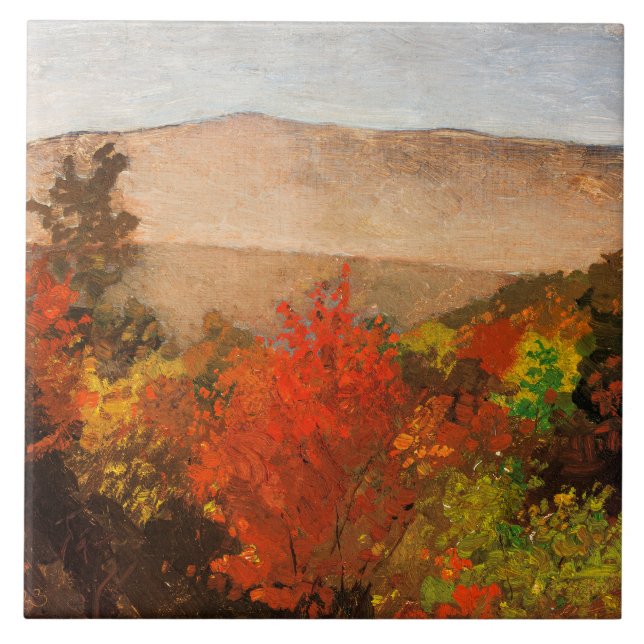 Carreau Winslow Homer, cimes d'automne, (Devant)