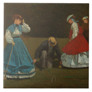 Carreau Winslow Homer - Croquet Scene