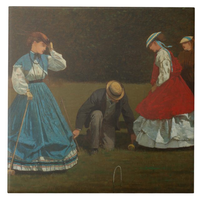Carreau Winslow Homer - Croquet Scene (Devant)