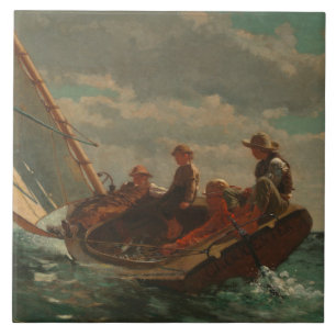 Carreau Winslow Homer - passant en coup de vent vers le