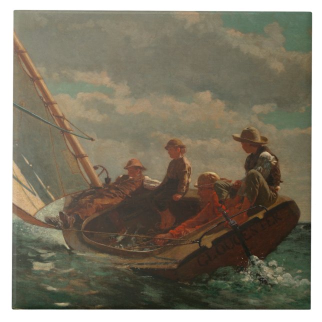 Carreau Winslow Homer - passant en coup de vent vers le (Devant)