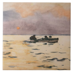 Carreau Winslow Homer - Rowing Home