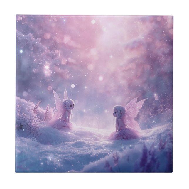 Carreau Winter Whispers and Fairy Light (Devant)