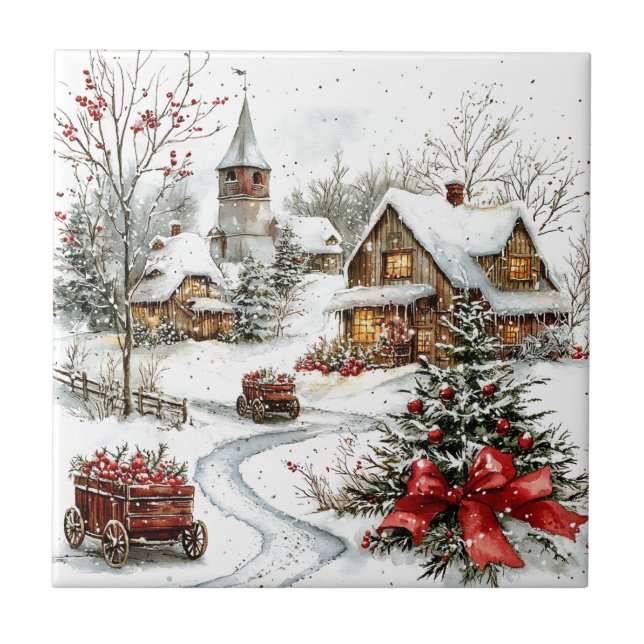 Carreau Winter Wonderland (Devant)