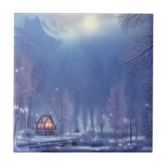 Carreau Winter Wonderland Design (Devant)
