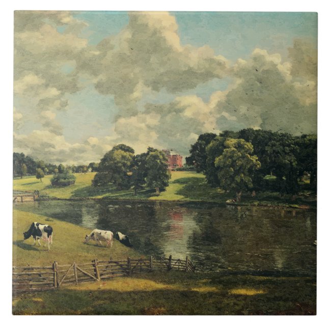 Carreau Wivenhoe Park par John Constable (Devant)
