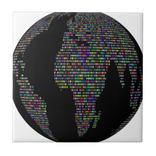 Carreau world earth planet globe