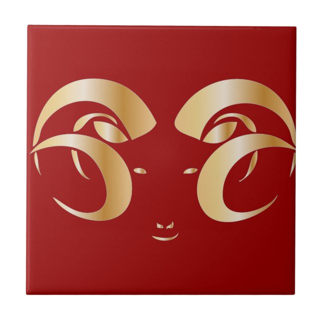 Carreau Year of the Ram (Devant)