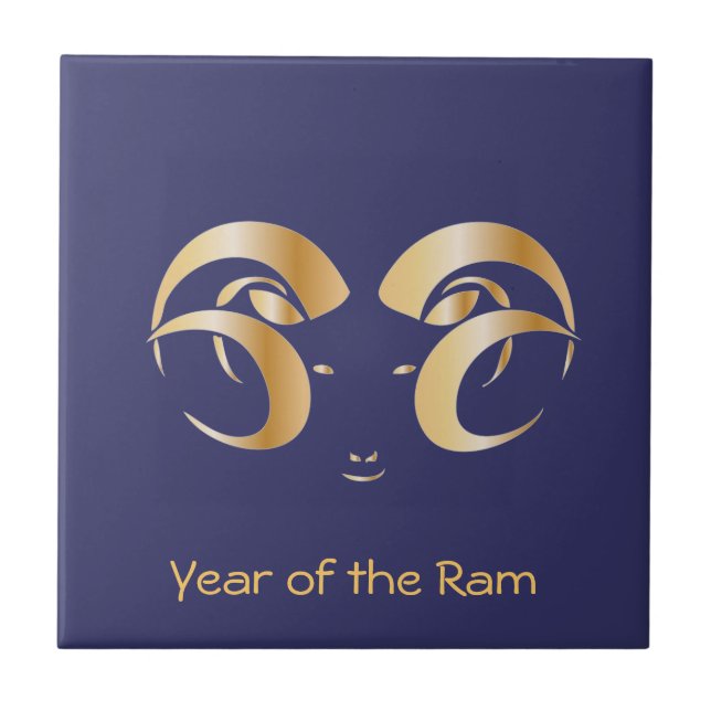 Carreau Year of the Ram (Devant)