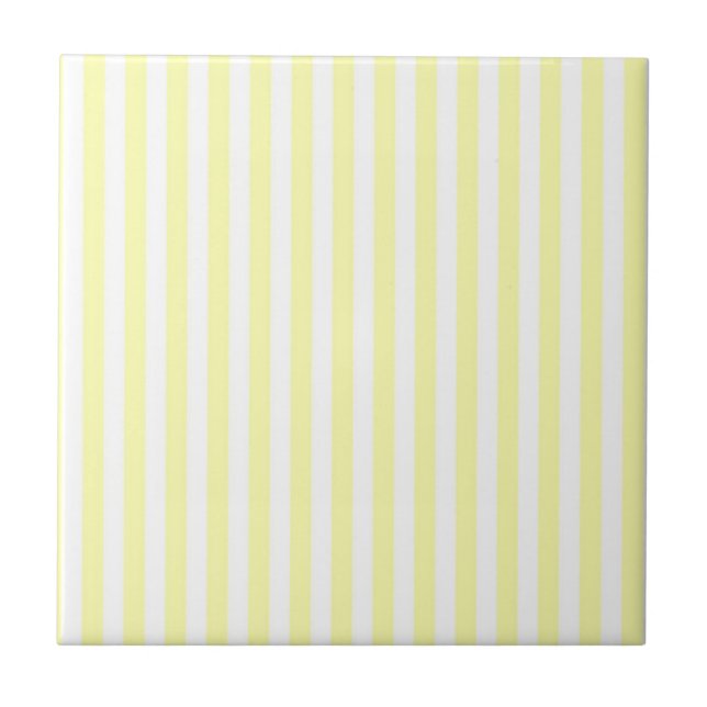 Carreau Yellow Stripes Pattern Minimal Modern Summer (Devant)