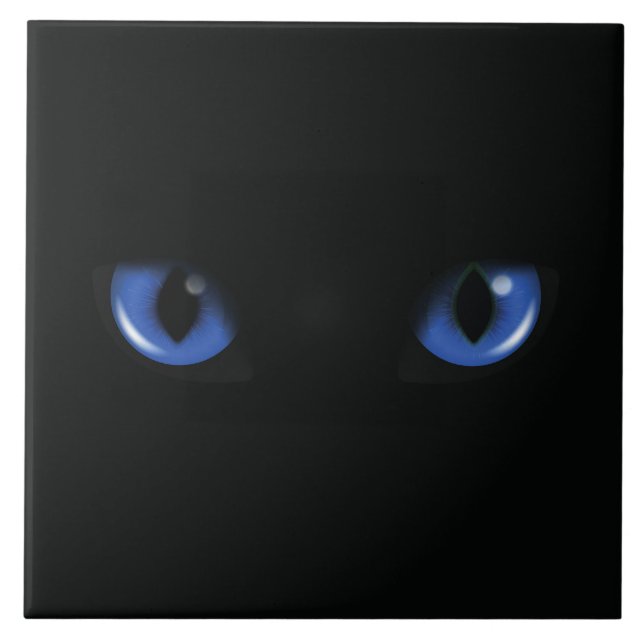 Carreau Yeux de chat en céramique (Devant)