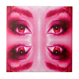 Carreau Yeux rouges