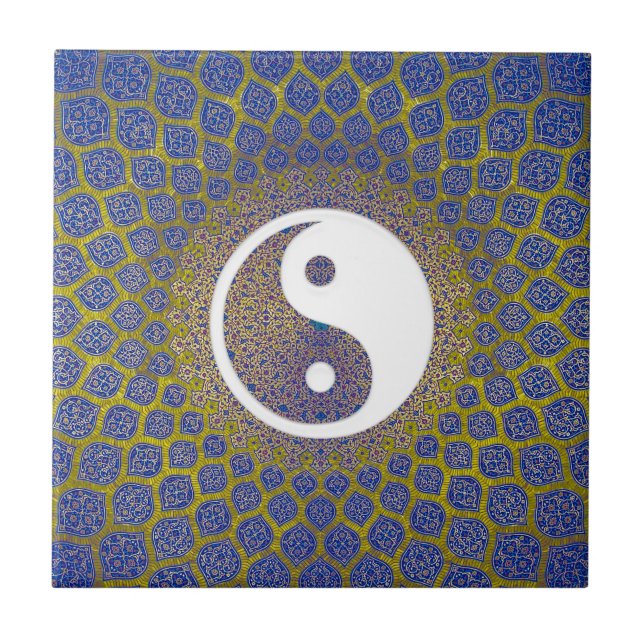 Carreau Yin Yang Mandala (Devant)