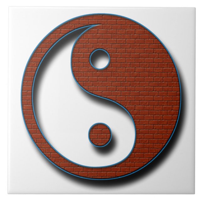 Carreau Yin Yang par Shirley Taylor (Devant)