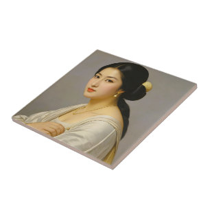 Carreau "Yuki Mori" Portrait de femme aux beaux-arts