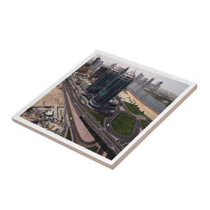 Carreau zAE015 SHARJAH, PAYSAGE URBAIN, ÉMIRATS ARABES UNI