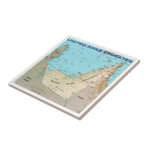 Carreau zAE026 MAP, Émirats arabes unis, Émirats arabes un